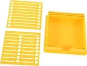 Angoily Retro Note Pad Holder Multipurpose Organizer Box Small Items Storage for Office Home Use