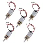 5Pcs Mini DC 3V-6V Slow Speed Full Metal N20 Gear Motors Gearboxes Reducers