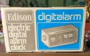 Vintage McGraw Edison Flip Alarm Clock Model 59-004 New In Original Box