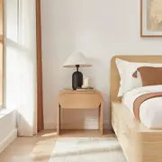 Olga Natural Bedside Table