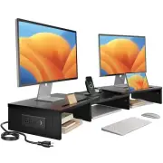 Dual Monitor Stand monitor Stand With Usb Ports adjustable Length And Angle Dual