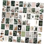 Generic 70pcs Scrapbook Decorative Material Cards Safe Gentle Paper Journaling Paper Cards Craft Pictures for Photo Wall Collage Kit