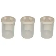 3x Homeleisure Screwtop 1.0L Plastic Container Pantry Storage Jar w/Lid Assorted