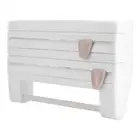 Kitchen Storage Rack With Cut Cling Film Overseas Warehouse Development (white)