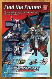 2002 Hasbro Transformers Armada Action Figures Promo Print Ad/Poster Official