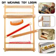 Wooden Weaving Loom Machine Play Toy Kids Girl DIY Knitting Craft Comb Ball Kit/