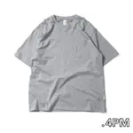 CENTRALPARK.4PM PREMIUM-C POCKET T-SHIRT / GREY MARLE