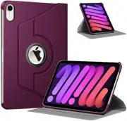 360-Degree Swivel Slim Case for iPad Mini 7/6 with Auto Wake/Sleep Feature