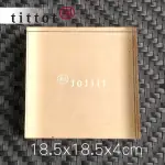 【TITTOT 琉園】壓克力底座_18.5X18.5X4CM大方(送禮/琉璃/禮物/玻璃/水晶/藝術品/擺飾/禮贈/企業/)