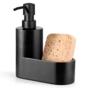 Dish Soap Dispenser with Sponge Holder, Refillable Kitchen Dish Soap Dispense...