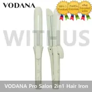 VODANA Pro Salon 2in1 Hair Iron Curling Straightner 34mm Melange Green VCS22SMG