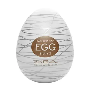 【原廠公司貨】日本TENGA-EGG-018 SILKY II自慰蛋(濃厚織紋)【自慰套 自慰器 按摩棒 情趣用品 潤滑液 SM 情趣 按摩器】【情趣職人】