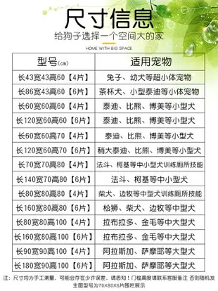 寵物圍欄 狗圍欄 寵物柵欄 寵物狗狗圍欄室內狗籠泰迪小型犬中型犬金毛大型犬隔離門兔子柵欄【JD11680】