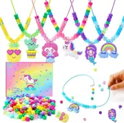 Aowenxi Toys for 4 Year Old Girls, Jewelry Making Kit for Girls 4-6 Cute Unicorn