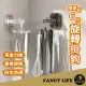 【FANCY LIFE】吸盤式6爪旋轉掛鉤(真空吸盤掛鉤 吸盤掛鉤 無痕掛鉤 旋轉掛鉤 浴室掛鉤 廚房掛鉤)