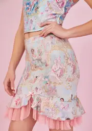 [Sugar Thrillz] Divine Lush Opulence Satin Skirt