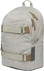 [Baagl] School Backpack for Boys Girls Teenagers - Skateboard Backpack - Children's Backpack with Laptop Compartment and Chest Strap for School, Secondary School, Middle School
