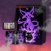 Pokemon TCG Eevee Espeon Zip Up 50 pages Holds 400 Card Binder New!