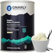 Gnarly Nutrition, Meal Replacement Vegan Protein Blend from Pea, Chia and Cranberry for Muscle Development, Vanilla, 28.2 Oz (16 Servings)