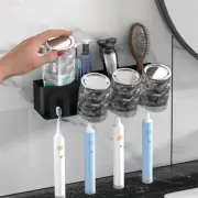 Easily Accessible Wall Mounted Toothbrush Holder with Ample Storage Features