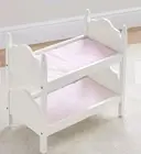 Pottery Barn Kids Wooden Bunk Bed For Götz ,American Girl Or 18 In Dolls