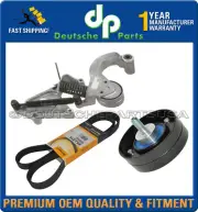 Mini R52 R53 R56 Cooper Drive Belt Tensioner + PULLEY + BELT 11287509476 Set 3 (for: Mini)