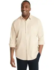 [Johnny Bigg] Anders Linen Shirt in Oatmeal