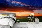 3D Mountain Sunrise Wallpaper Wall Mural Removable Self-adhesive 100