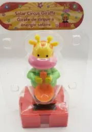 Solar Power Dancer Circus Giraffe with Saxophone Bobble Toy