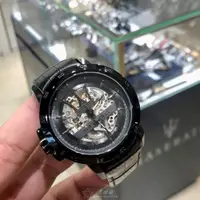 在飛比找ETMall東森購物網優惠-MASERATI 瑪莎拉蒂男錶 46mm 黑圓形精鋼錶殼 機