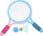Abaodam 1set Boy Girl Badminton Racket of Lightweight Rackets for Outdoor Fun for Parent-boy Girl Games Includes Shuttlecocks for Beginners and