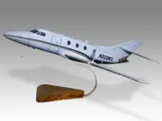 Dassault Breguet Falcon 10 Desk Wood Airplane New Model Small Scale 1/48