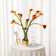 26 inch Tall Artificial Calla lily Flower Stem Set of 3 White/Red/Blue/Pink