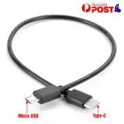 Type-C USB-C to Micro 5P USB Charging Data Sync OTG Cable Cord Lead Adapter