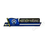 Northern Marianas Bumper Sticker / Flag Sticker / "3 x 11 3/4" Bumper Sticker