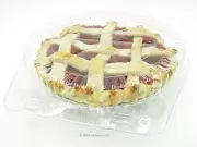 Pie Container - 6" Clamshell - Disposable/Reusable PET Clear Plastic - #CPC106