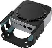 Monzlteck Mac mini M4/M4 Pro Under Desk/Wall Mount Bracket/VESA Monitor Mount – Heavy-Duty Steel Bracket, Anti-Scratch Padding, Space-Saving Design, Complete Hardware Kit