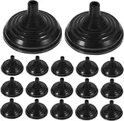 Tofficu 24pcs Circular Flag Base Desk Accessories Table Mini Flag Stand Holder for Office Party Decorations