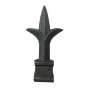 Cast Iron Spear, Finial, Spire, Tri-Point Spear-215 - ⅝” X 2-⅛” X 4-⅛" | 50 pcs