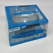 NIB Glade Scented Oil GLASS CANDLE HOLDER ~ Candles Sold Separately