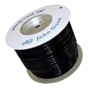 JG Black 12mm x 100m Roll of Tubing Sold Per Roll. PE12100E/ PE-1209-100M-E
