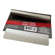 CASE OF 24 - COOKING CONCEPTS DOUGH SCRAPER CUTTER BENCH MEASURING SCALE CHOPPER