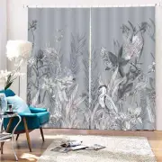 Reed Power Sea Area Sky 3D Blockout Photo Print Curtain Fabric Curtains Window