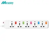 Melery Electrical Power Strip 3/4/5Way Universal Outlets AU Plug Socket With USB
