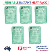 5 X NEW SMALL REUSABLE HOT & COLD PACKS - HEAT PACKS -Great for Hand Warmers!!