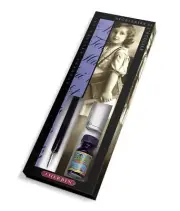 J, Herbin Dip Pen History of Writing Gift Set - 19th Century Student Writing Set