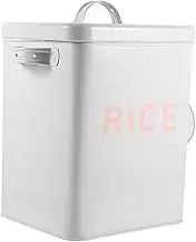 CATIEBYE 1Pc Multi Functional Flour Storage Box Lightweight Rice Storage Tank for Kitchen Organization for Grains Beans and More Easy to Move and Clean