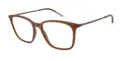 Armani Exchange AX3120F Asian Fit 8365 Women’s Glasses Brown Size 53 - Private Health Rebate - Blue Light Block Available