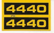 4440 Model Number Dress-Up Decal for 40 Series JOHN DEERE Pedal Tractors JP55