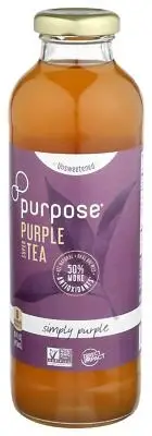 Purpose Tea Unsweetened Purple 16 oz (Pack Of 12)